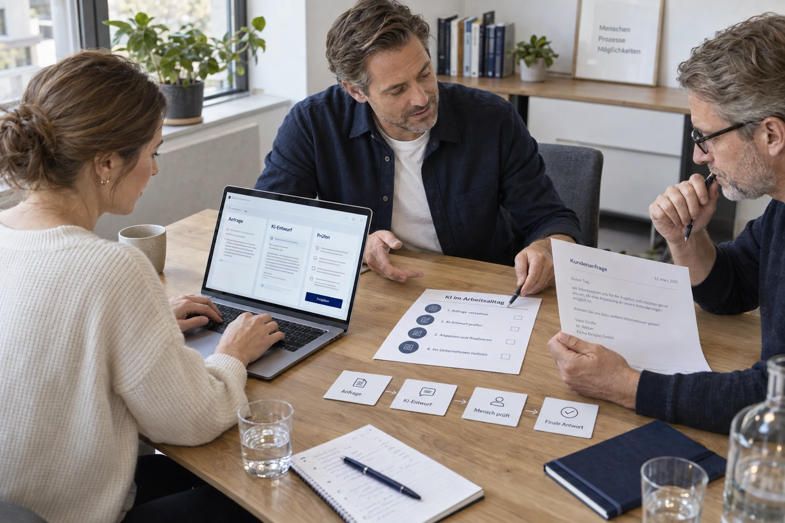 KI-Workflow gemeinsam entwickeln und prüfen